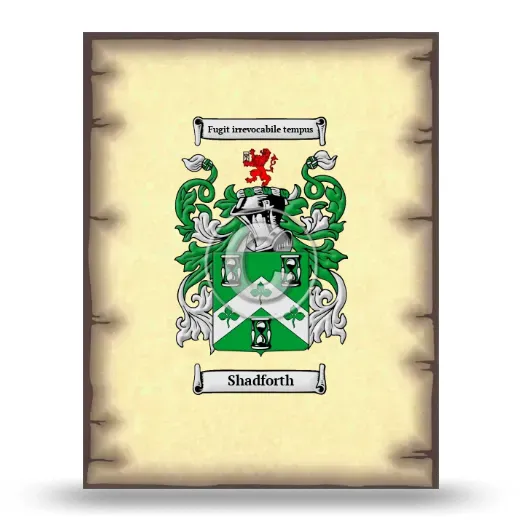 Shadforth Coat of Arms Print
