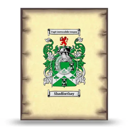 Shadforthay Coat of Arms Print