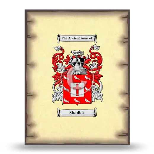 Shadick Coat of Arms Print