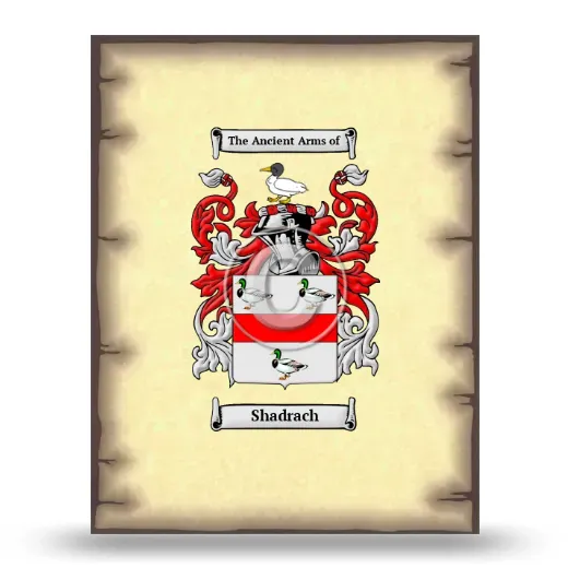 Shadrach Coat of Arms Print