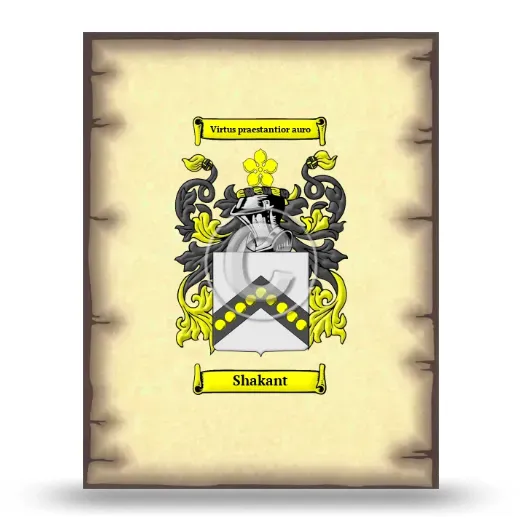 Shakant Coat of Arms Print