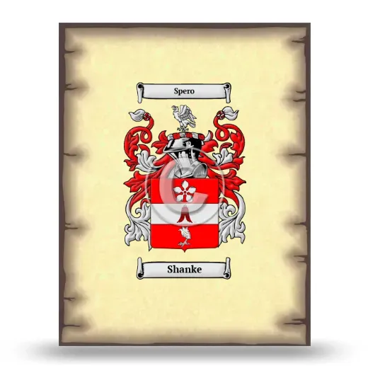 Shanke Coat of Arms Print