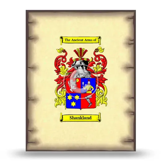 Shankland Coat of Arms Print