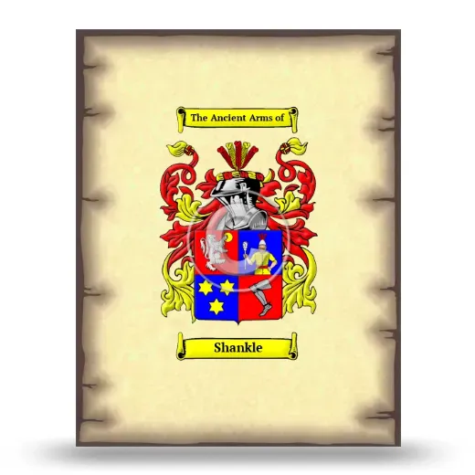 Shankle Coat of Arms Print