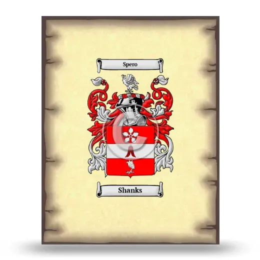 Shanks Coat of Arms Print