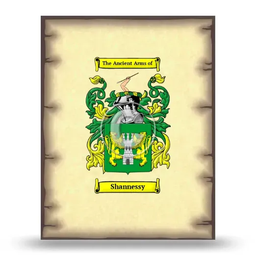 Shannessy Coat of Arms Print