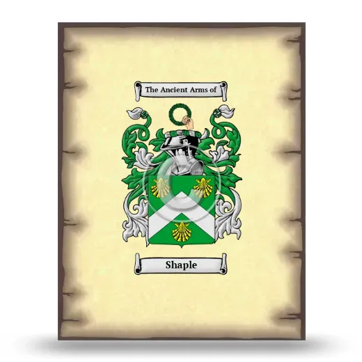 Shaple Coat of Arms Print