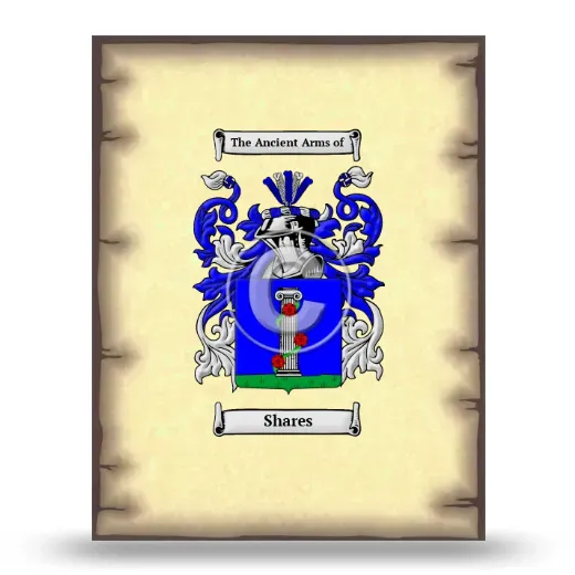Shares Coat of Arms Print