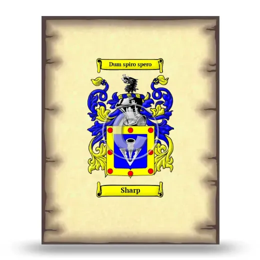 Sharp Coat of Arms Print