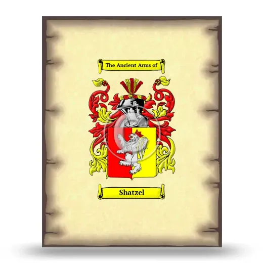 Shatzel Coat of Arms Print