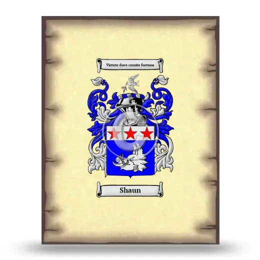 Shaun Coat of Arms Print