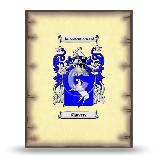 Shavers Coat of Arms Print