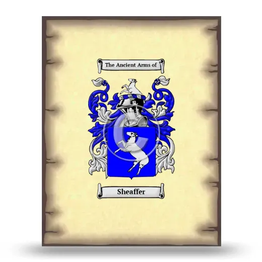 Sheaffer Coat of Arms Print