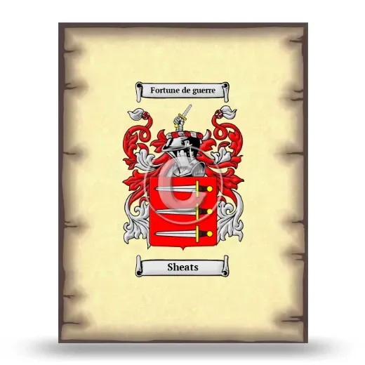 Sheats Coat of Arms Print