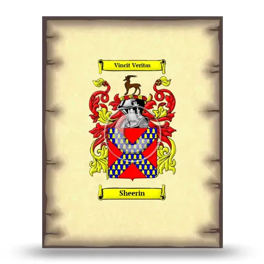 Sheerin Coat of Arms Print