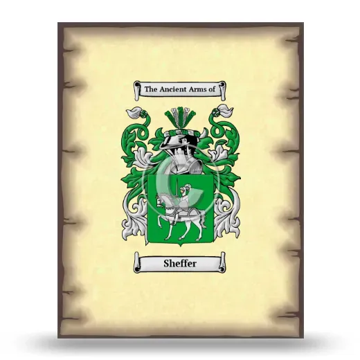 Sheffer Coat of Arms Print