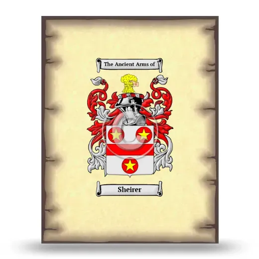 Sheirer Coat of Arms Print