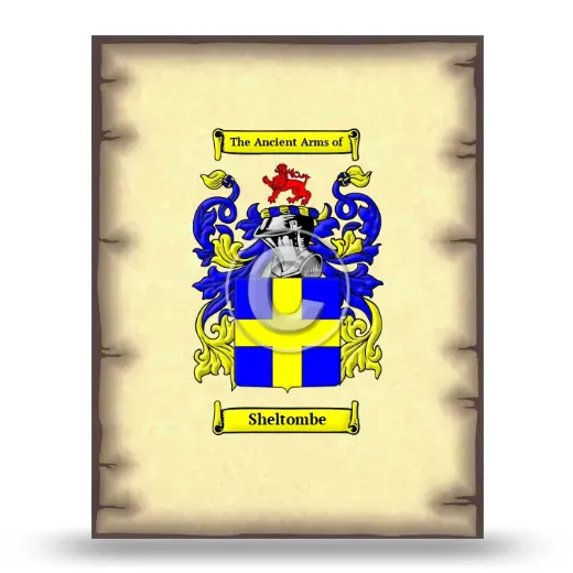 Sheltombe Coat of Arms Print