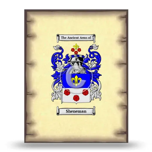 Sheneman Coat of Arms Print