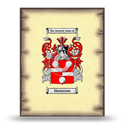 Shenstone Coat of Arms Print