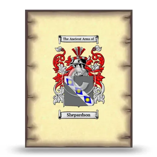 Shepardson Coat of Arms Print