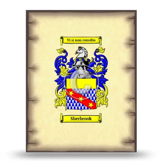 Sherbrook Coat of Arms Print