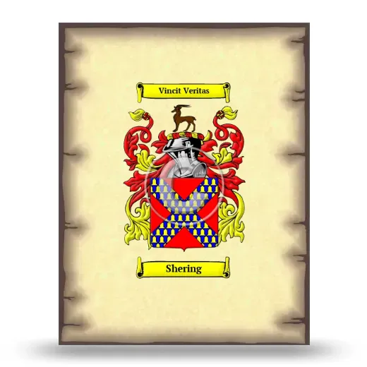 Shering Coat of Arms Print