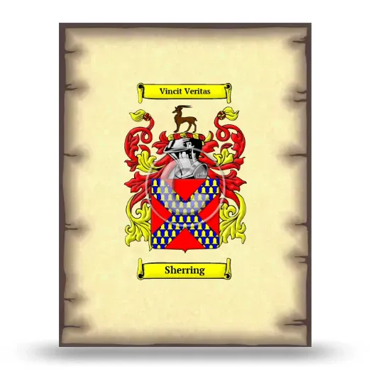 Sherring Coat of Arms Print