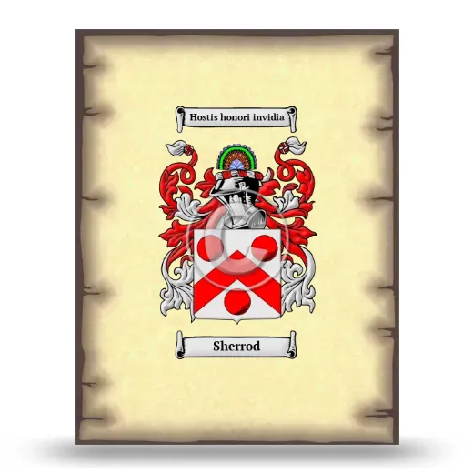 Sherrod Coat of Arms Print