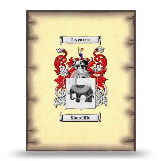Shetcliffe Coat of Arms Print