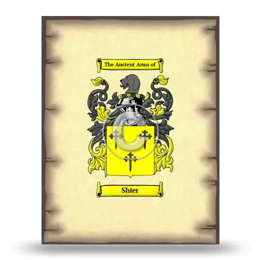 Shier Coat of Arms Print