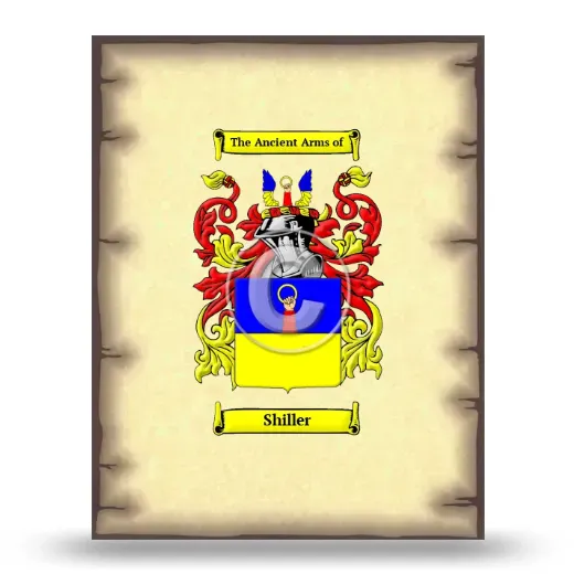 Shiller Coat of Arms Print