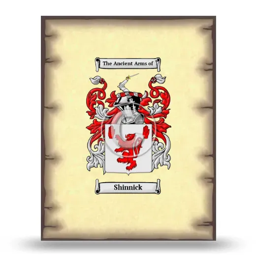 Shinnick Coat of Arms Print