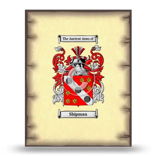 Shipman Coat of Arms Print