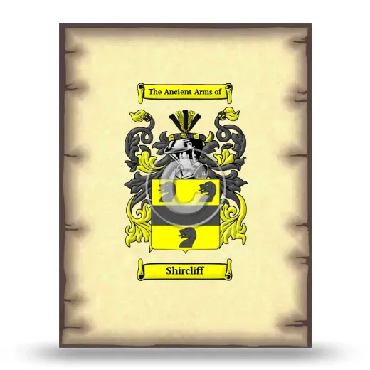 Shircliff Coat of Arms Print