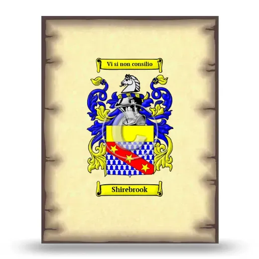Shirebrook Coat of Arms Print
