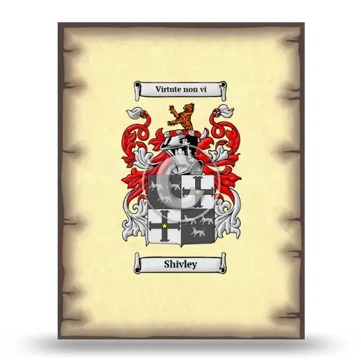Shivley Coat of Arms Print