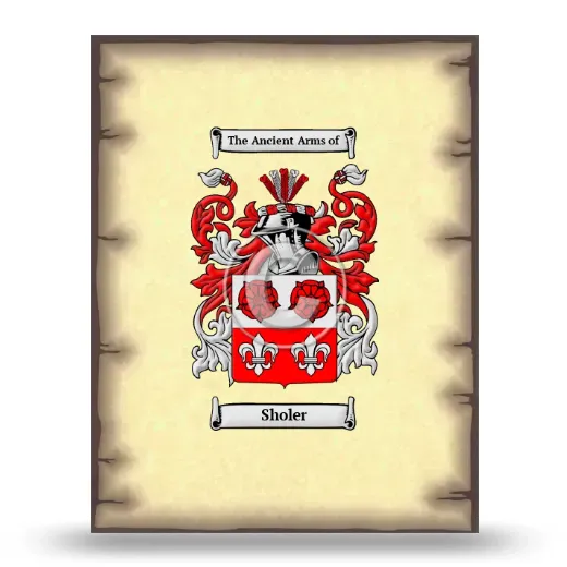Sholer Coat of Arms Print