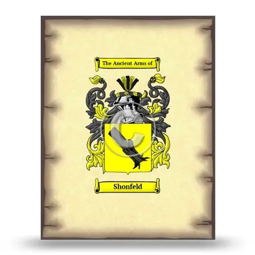 Shonfeld Coat of Arms Print