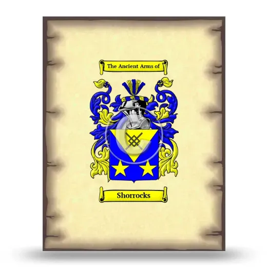 Shorrocks Coat of Arms Print