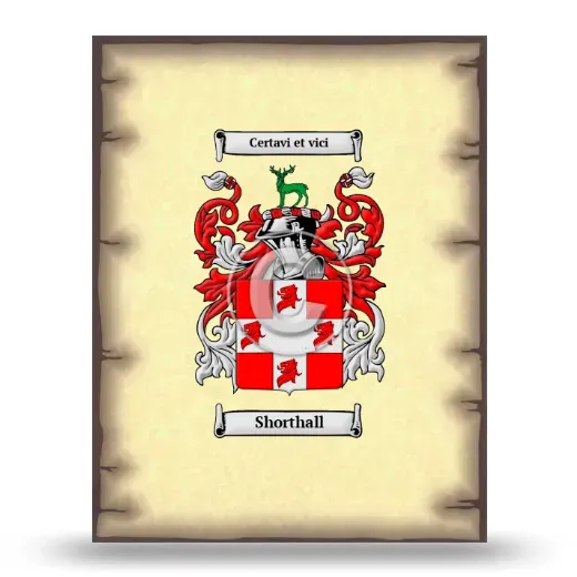 Shorthall Coat of Arms Print