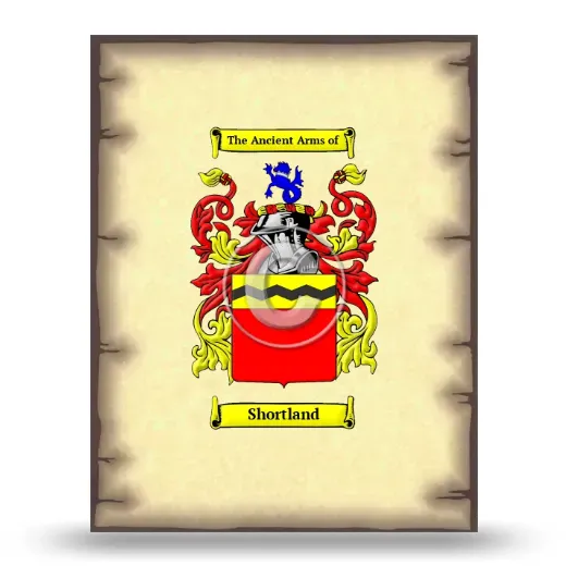 Shortland Coat of Arms Print