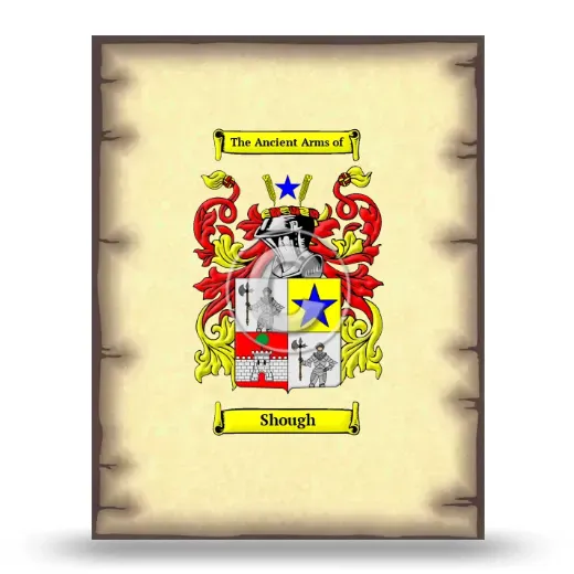 Shough Coat of Arms Print