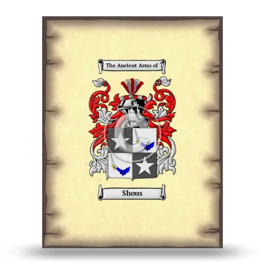 Shous Coat of Arms Print