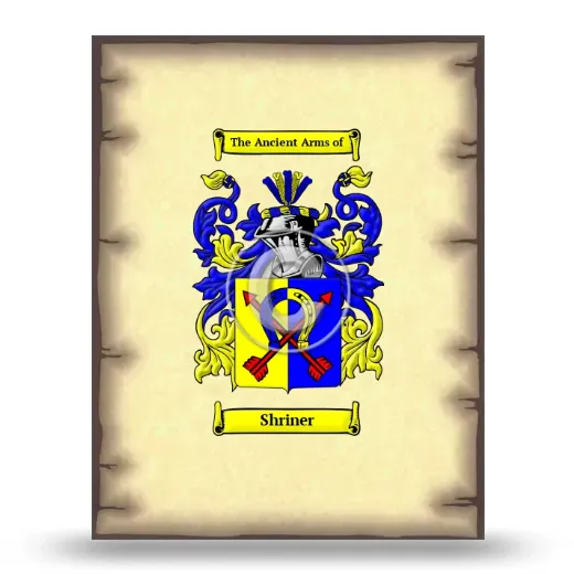 Shriner Coat of Arms Print