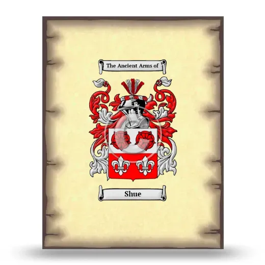 Shue Coat of Arms Print