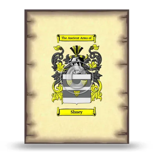 Shuey Coat of Arms Print
