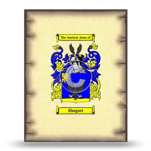 Shugart Coat of Arms Print