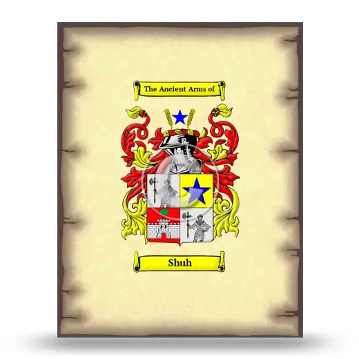 Shuh Coat of Arms Print