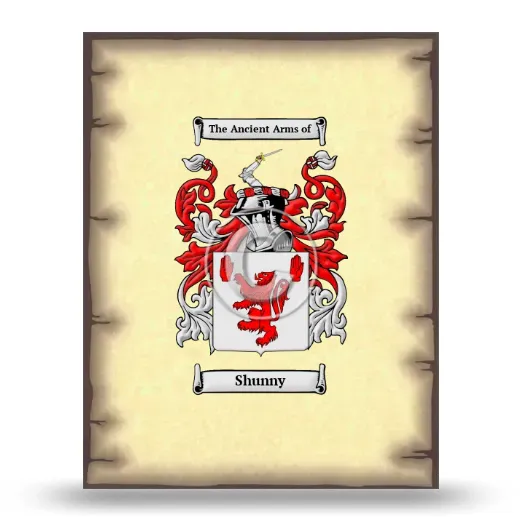 Shunny Coat of Arms Print